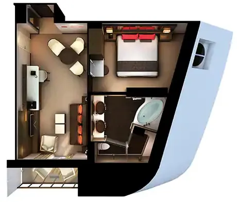 The Haven Forward-Facing Penthouse with Balcony 3