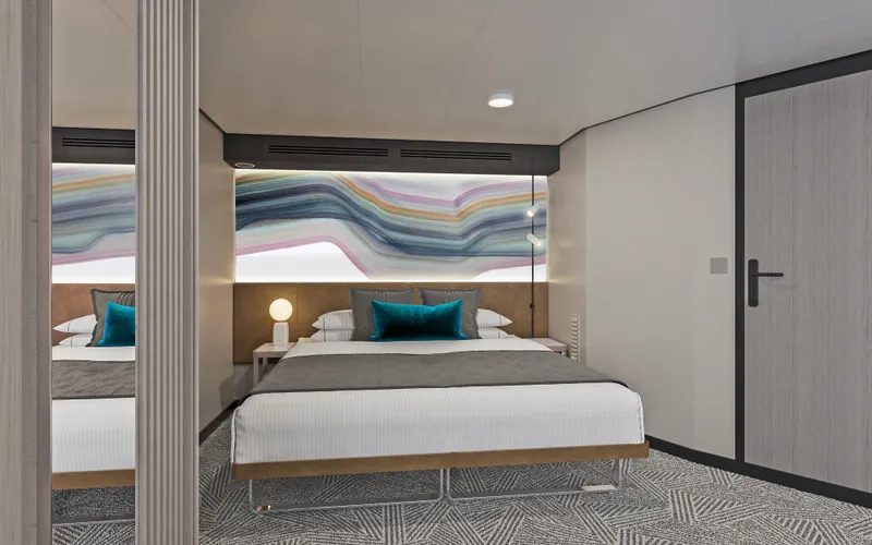 Apartmá s velkým balkonem směrem k zádi 2