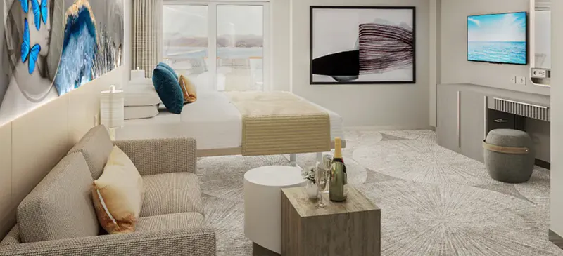 前方俱乐部阳台套房，配有大阳台 2