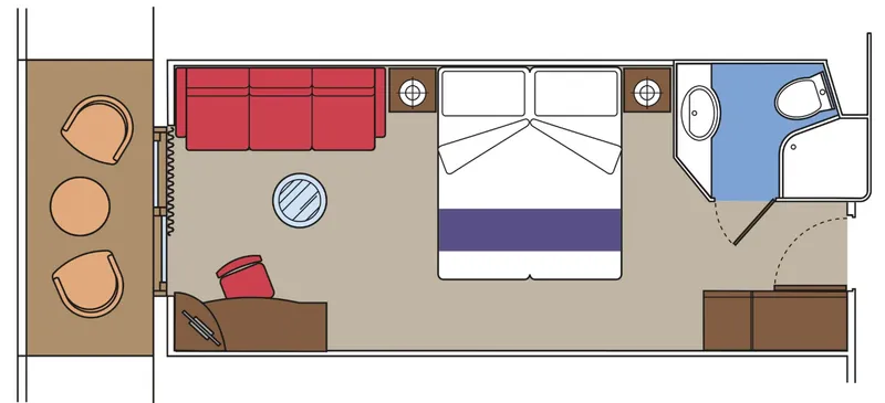 豪华阳台部分海景Fantastica 2