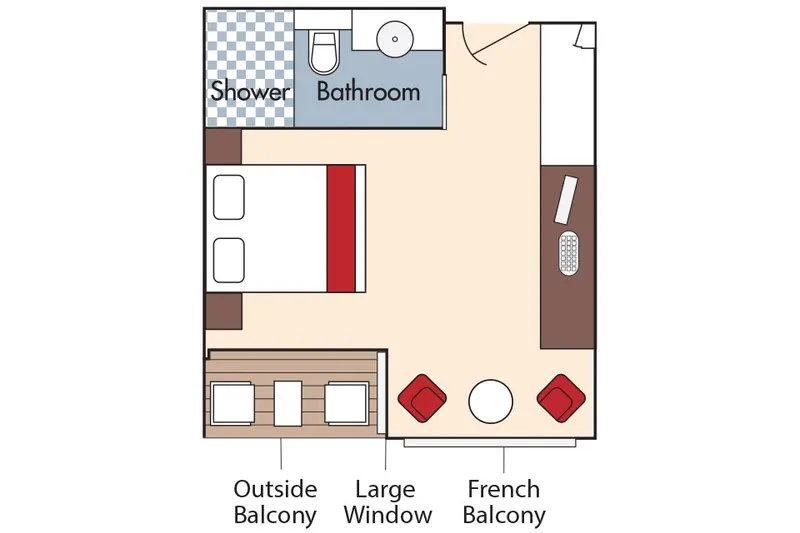 Twin Balcony 2