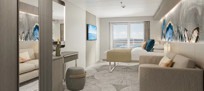 前方俱乐部阳台套房 2