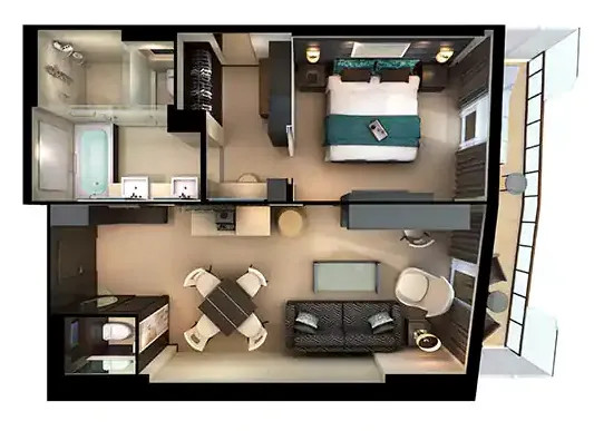 The Haven Deluxe Owner's Suite with Balcony 2