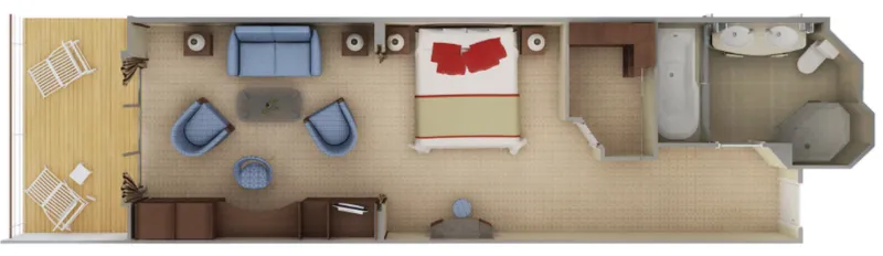 豪华阳台套房 5