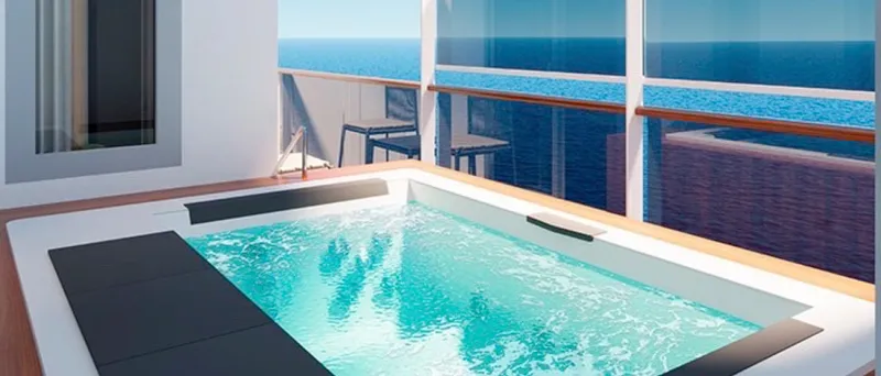 MSC游艇俱乐部皇家套房，配有漩涡浴缸 2