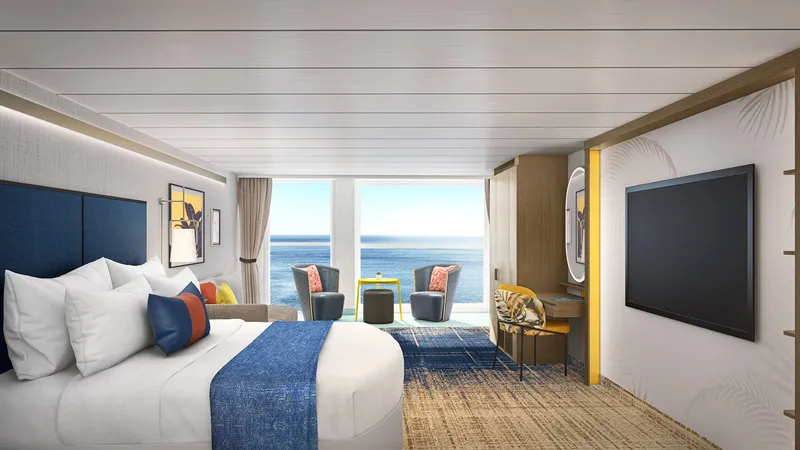 Spacious Infinite Ocean View Balcony