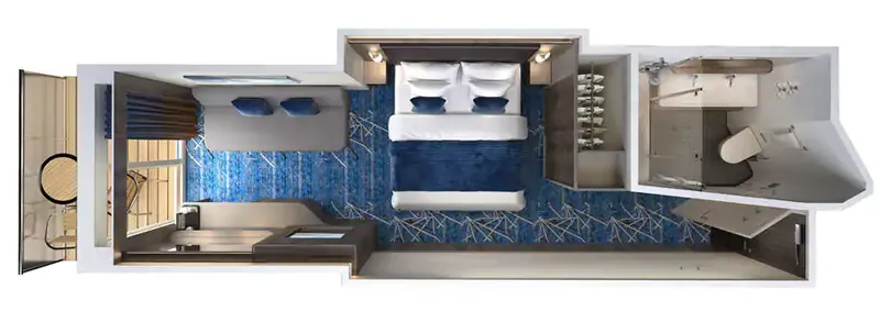 Klubová apartmá s balkonem 2