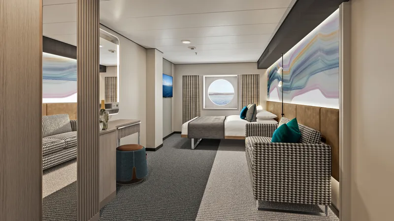 Cabină Oceanică cu Priveliște la Plecare 3