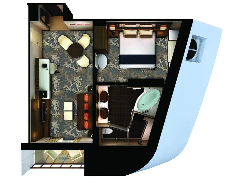 The Haven Forward-Facing Penthouse with Balcony 3