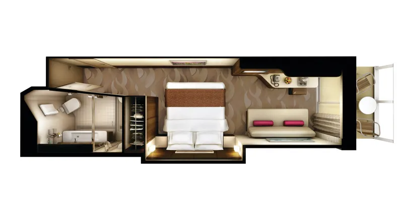 俱乐部阳台套房 4