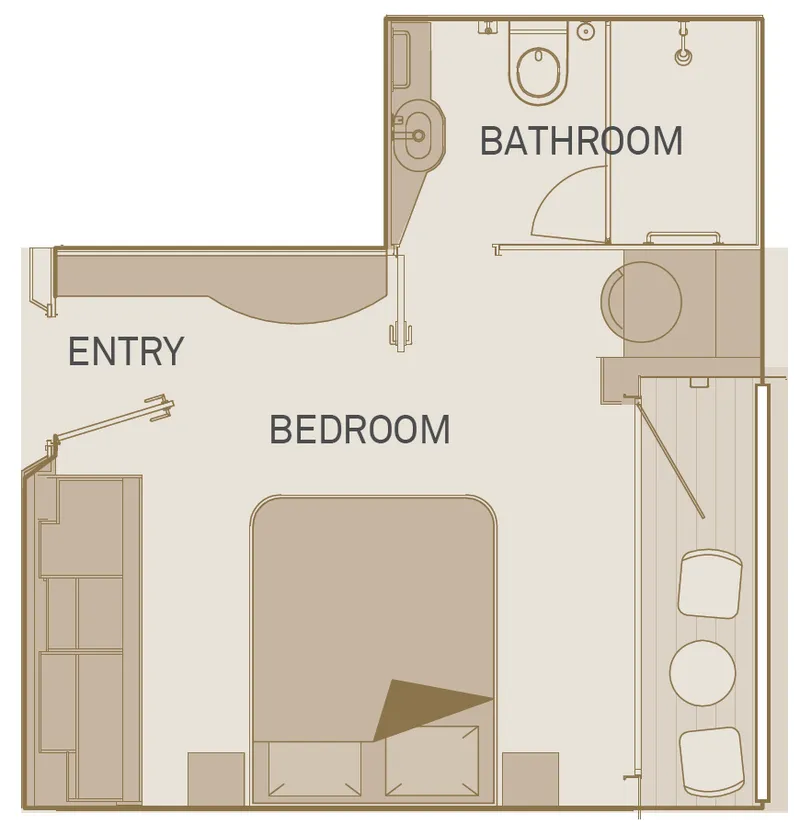 小型阳台套房 5
