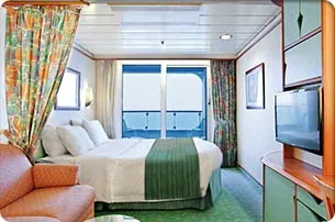 Spacious Ocean View Balcony