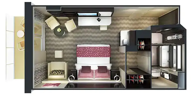 海湾庭院顶层套房（附阳台） 6