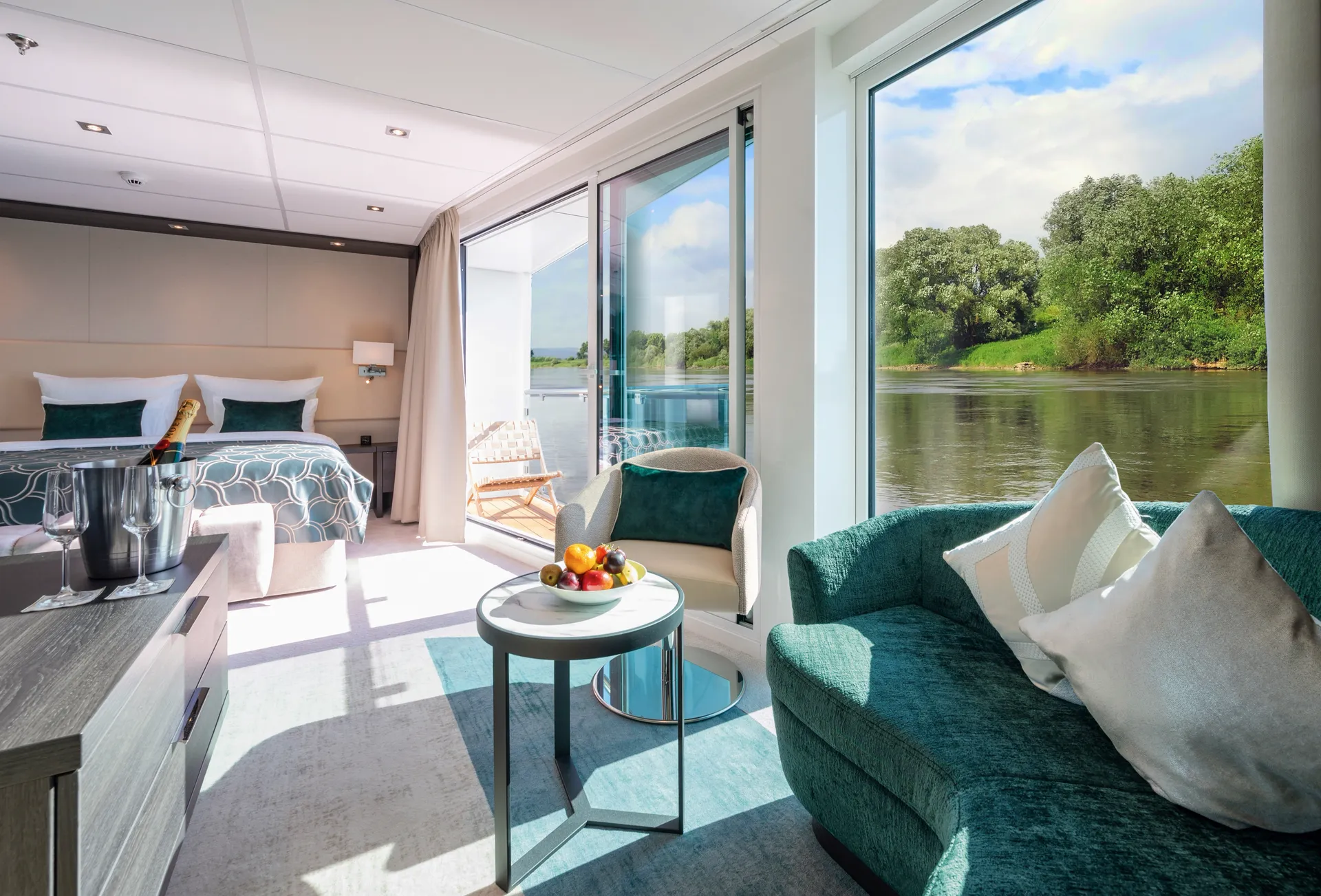 Suite with Walk-Out Exterior Balcony