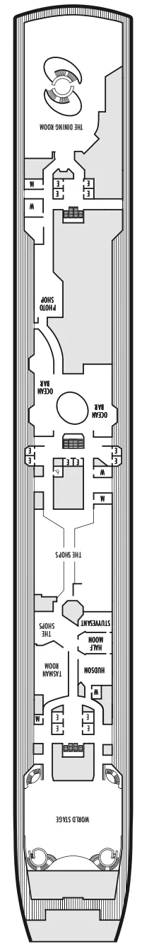 DECK 3 - PROMENADE DECK