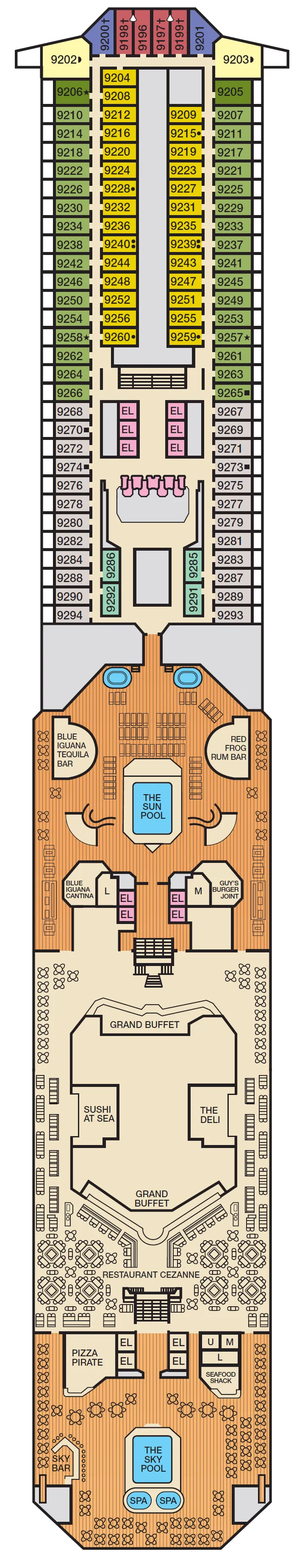 Deck 9 - Lido