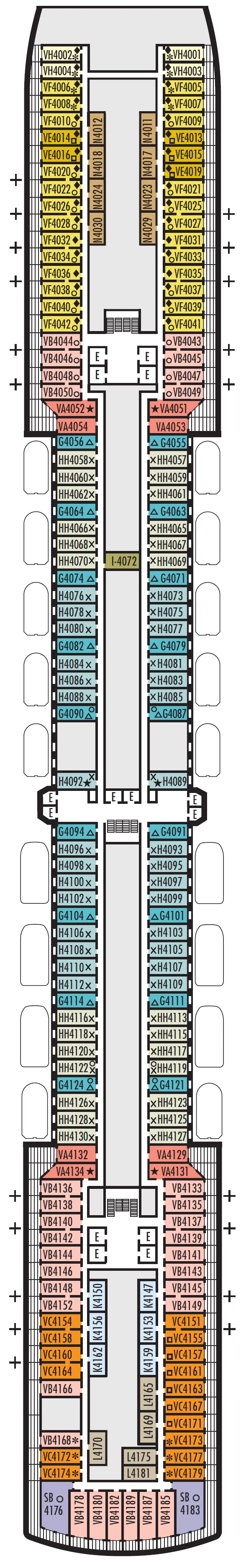 Kansi 4 - Ylempi Promenadikansi