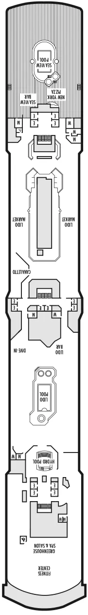 DECK 9 - LIDO DECK