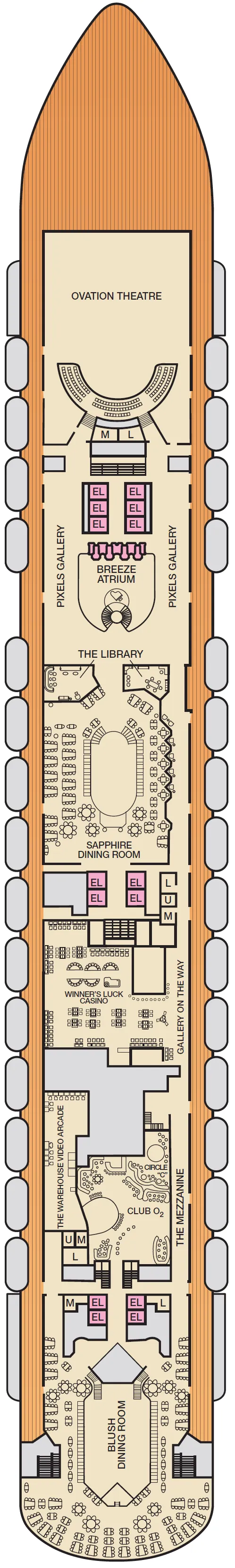 Deck 4 - Mezzanine