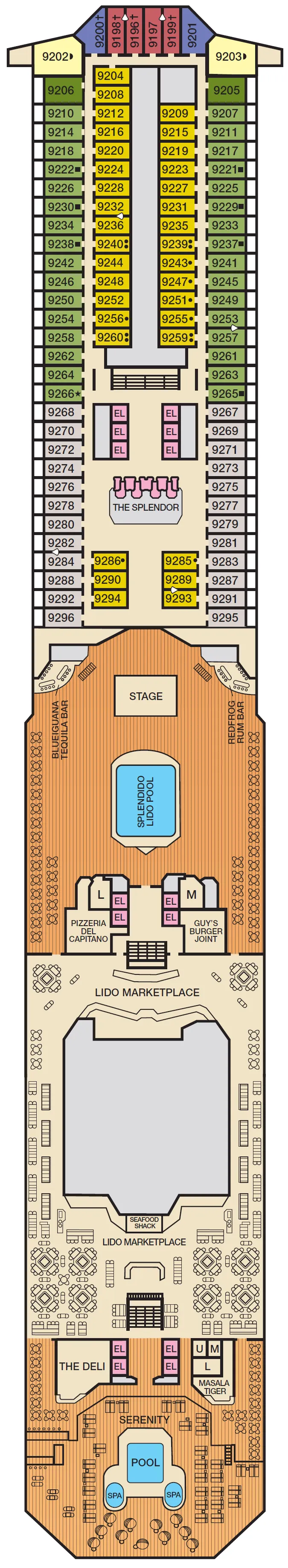 Deck 9 - Lido