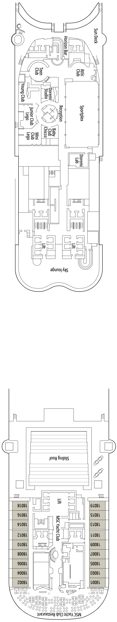 Paluba 18 - Piramide