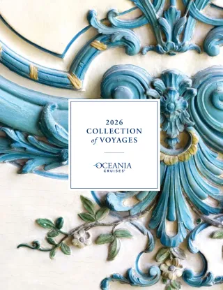 Oceania Cruises, 2026 Collection Of Voyages