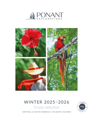 Ponant Explorations Winter 2025 2026 Cruise Selection