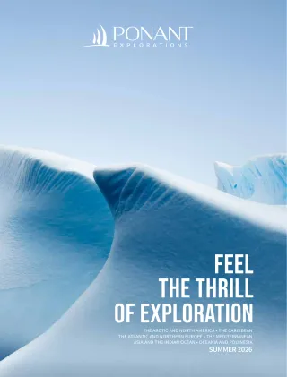 Ponant Explorations Summer 2026