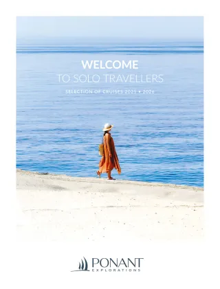 Ponant Explorations Welcome To Solo Travellers 2025 2026