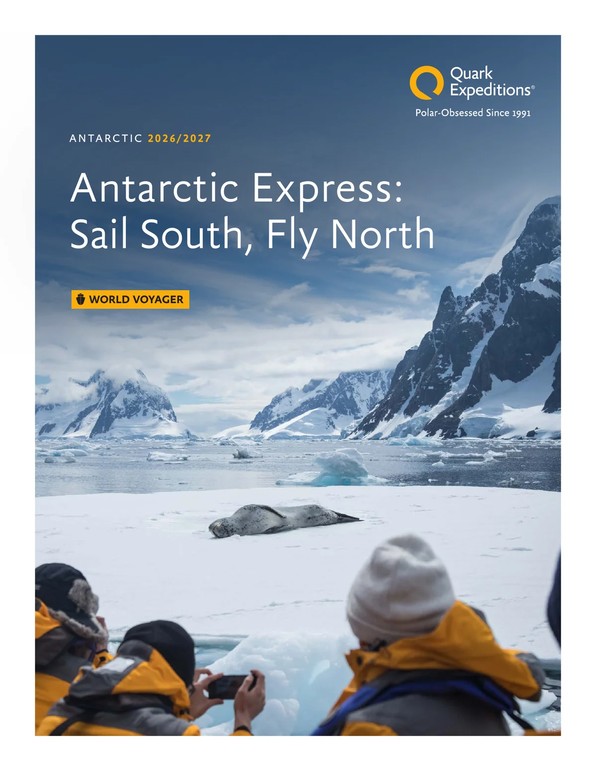 Quark Expeditions World Voyager Antarctic Express Fly South Sail North 2026 2027
