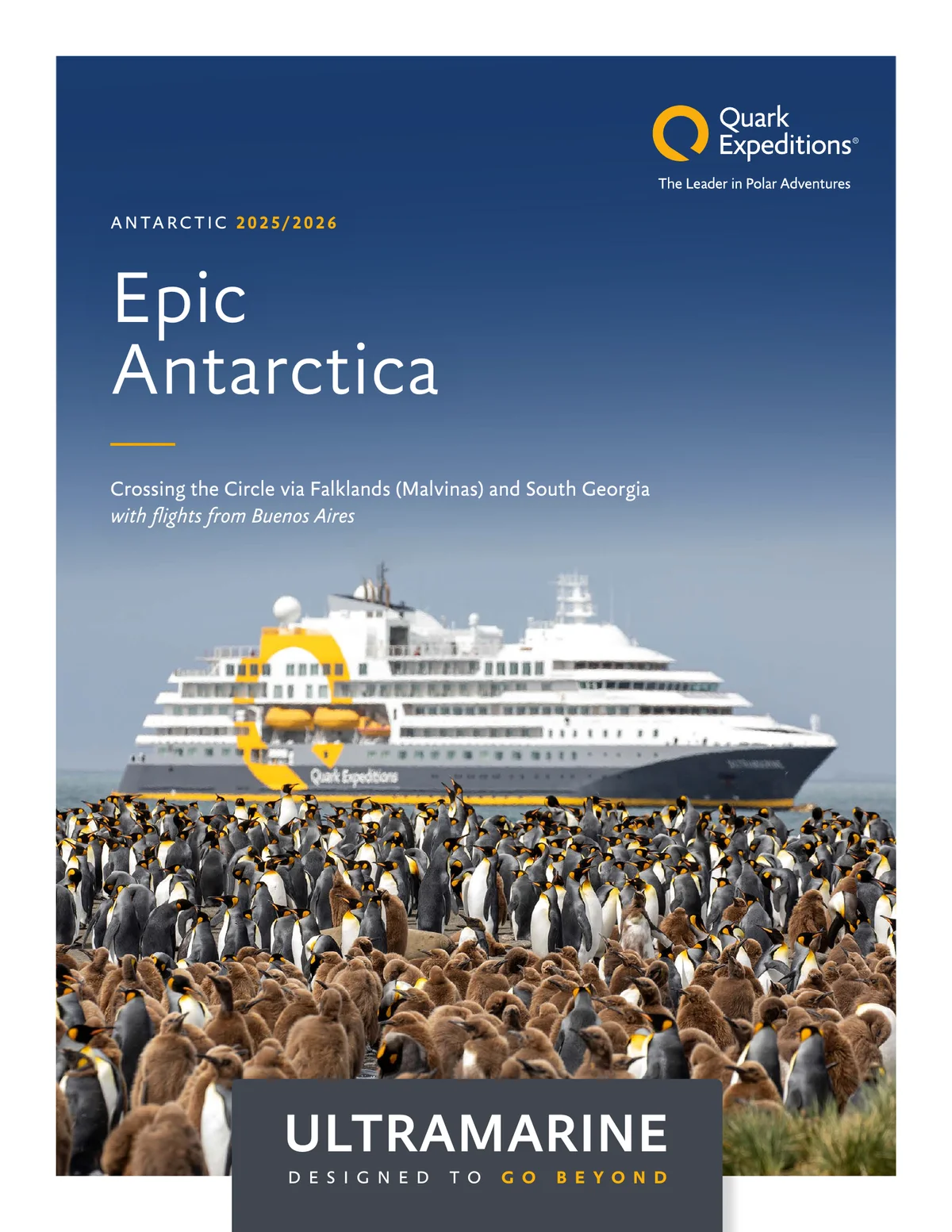 Quark Expeditions Ultramarine Epic Antarctica 2025 2026