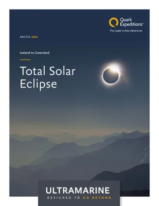 Quark Expeditions Ultramarine Total Solar Eclipse Arctic 2026