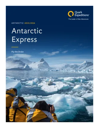 Quark Expeditions Antarctic Express Fly The Drake 2025 2026