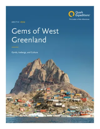 Quark Expeditions Gems Of West Greenland Fjords Icebergs And Culture Arctic 2026