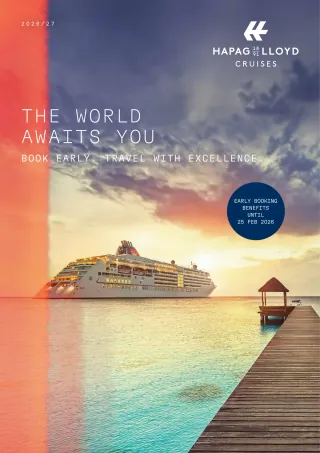 Hapag Lloyd Cruises The World Awaits You