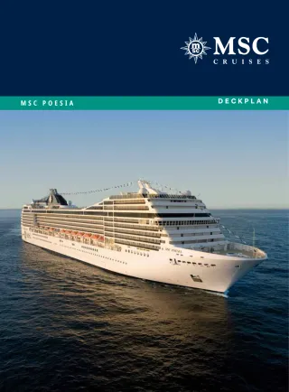 Msc Cruises Msc Poesia Deck Plan