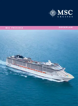 Msc Cruises Msc Preziosa Deck Plan