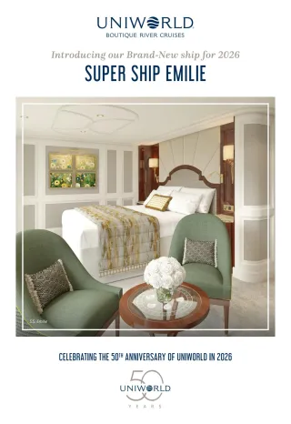 Uniworld Boutique River Cruises Introducing S.S. Emilie 2026