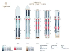 Explora Journeys, Explora I Deck Plans