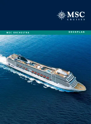Msc Cruises Msc Orchestra Deck Plan