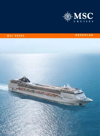 Msc Cruises Msc Opera Deck Plan