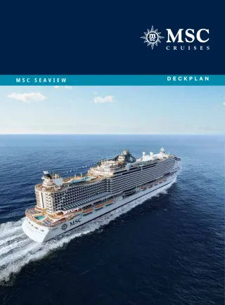 Msc Cruises Msc Seaview Deck Plan