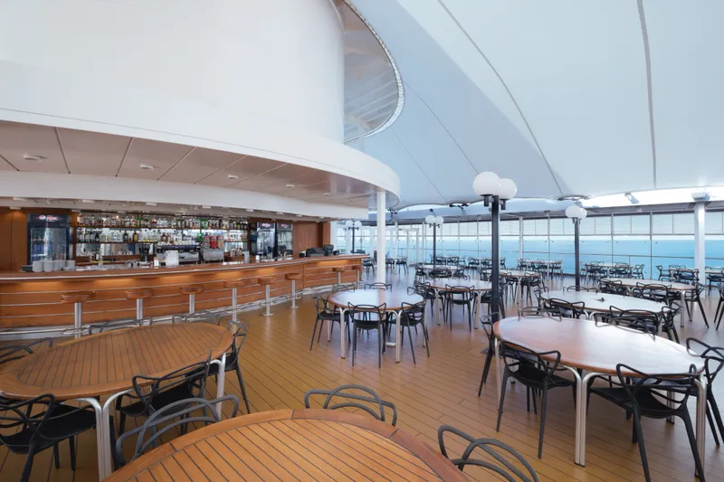 La Pergola Outside Cafeteria