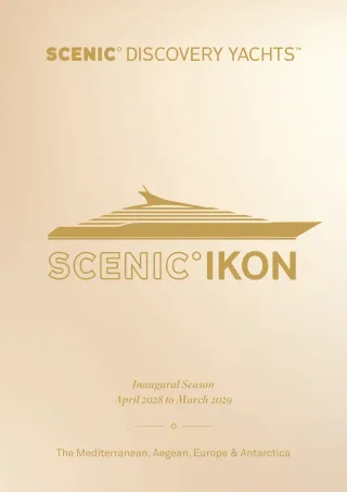 Scenic Ocean Cruises, Scenic Ikon Inaugural Season April 2028 To March 2029