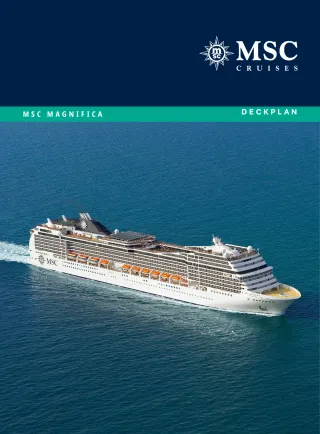 Msc Cruises Msc Magnifica Deck Plan