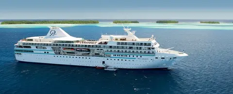 At sea