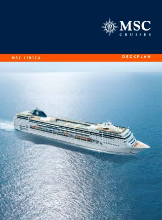 Msc Cruises Msc Lirica Deck Plan