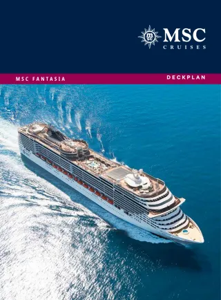 Msc Cruises Msc Fantasia Deck Plan