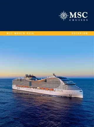 Msc Cruises Msc World Asia Deck Plan