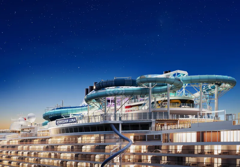 Vodní skluzavkový horská dráha 2